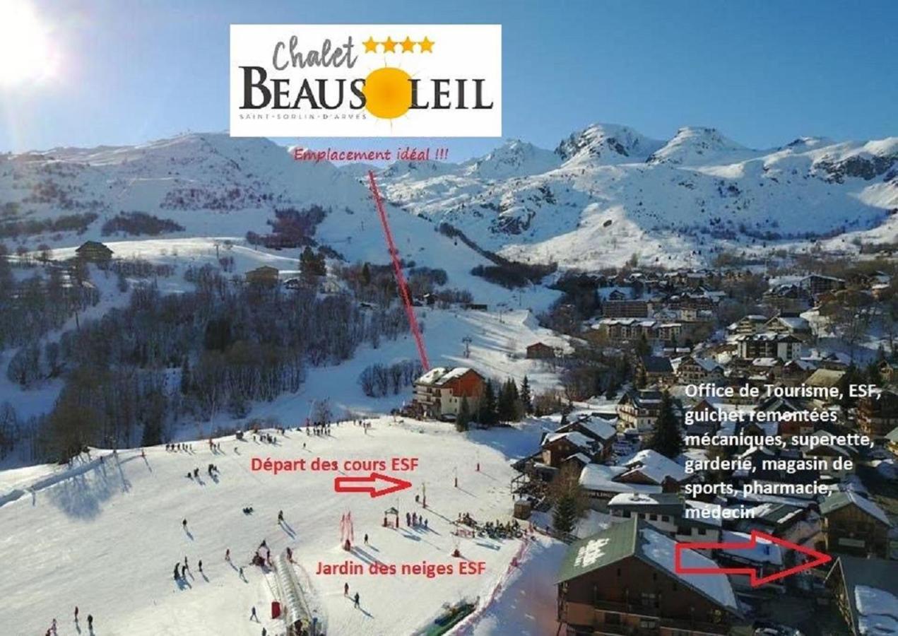 Chalet Beausoleil 4 Etoiles - Prestige - Au Pied Du Col De La Croix De Fer Saint-Sorlin-dʼArves 외부 사진